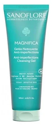 Sanoflore Magnifica Gel de curățare organic împotriva imperfecțiunilor 120 ml — preț și oferte