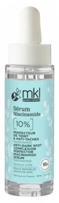 MKL Green Nature Ser cu niacinamidă pentru un ten uniform și împotriva petelor, 30 ml — preț și oferte
