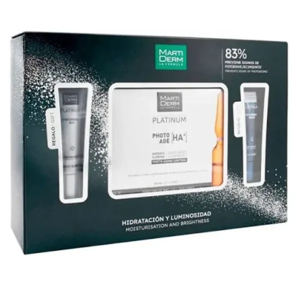 Trusa Platinum Photo Age x 30 fiole + Eye Correct zi/noapte 10ml CADOU, Martiderm — preț și oferte