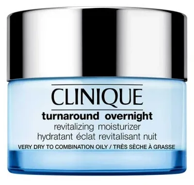 Clinique Turnaround Overnight Cremă-gel de noapte hidratantă, pentru strălucire și revitalizare, 50 ml — preț și oferte