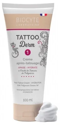 Biocyte Tattoo Derm 1 Cremă post-tatuaj cu efect calmant și hidratant 100 ml — preț și oferte