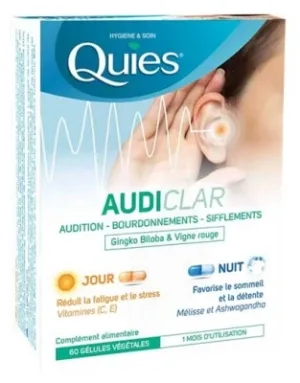 Quies AudiClar Zi & Noapte 60 de capsule