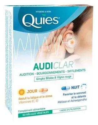 Quies AudiClar Zi & Noapte 60 de capsule — preț și oferte