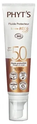 Phyt's Phyt'Solaire Fluid protector pentru copii SPF50, organic, 100 ml