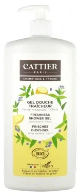 Cattier Gel de duș cu verbină sălbatică și citrice ecologice 1 L — preț și oferte