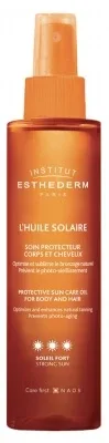Institut Esthederm Ulei solar protector pentru corp și păr, protecție solară puternică, 150 ml