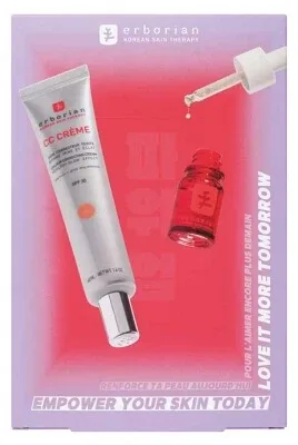 Erborian CC Cremă cu Centella SPF30 40 ml + Skin Therapy Ulei de noapte multi-perfecționant 10 ml — preț și oferte