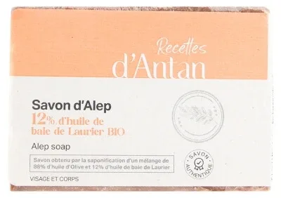Rețete de odinioară – Săpun autentic din Alep 12% 200 g Recettes d'Antan — preț și oferte