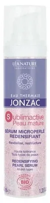 Apă termală Jonzac Sublimactive pentru piele matură – Ser redensifiant cu microperle, organic, 40 ml