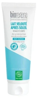Bioregena Lapte catifelat bio pentru după expunere la soare 125 ml