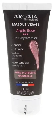 Argaïa Mască de față cu argilă roz 100 ml — preț și oferte