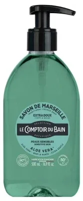 Le Comptoir du Bain – Săpun de Marsilia cu aloe vera, 500 ml — preț și oferte