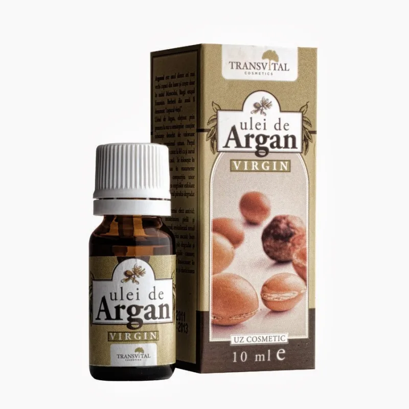ULEI ARGAN VIRGIN 10ML TRANSVITAL COSMETICS — preț și oferte