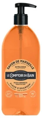 Le Comptoir du Bain – Săpun tradițional de Marsilia cu floare de portocal 1 L — preț și oferte