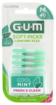GUM Soft-Picks Comfort Flex Cool Mint 40 de bucăți — preț și oferte