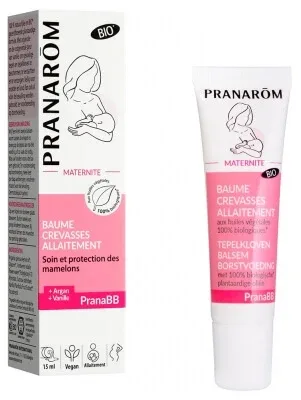 Pranarôm PranaBB Maternité Balsam organic pentru crăpături în timpul alăptării 15 ml — preț și oferte