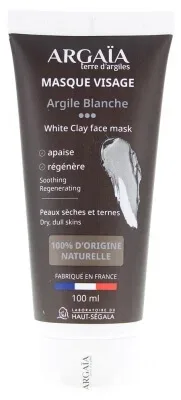 Argaïa Mască facială cu argilă albă 100 ml