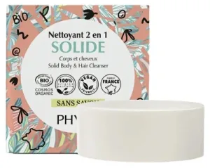 Phyt's Gel de curățare solid 2 în 1 pentru corp și păr, organic, 109 ml