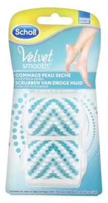 Scholl Velvet Smooth Exfoliant pentru pielea uscată, 2 role