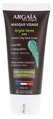 Argaïa Mască facială cu argilă verde 100 ml — preț și oferte