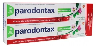 Parodontax Pastă de dinți Herbal Sensation Set de 2 x 75 ml — preț și oferte