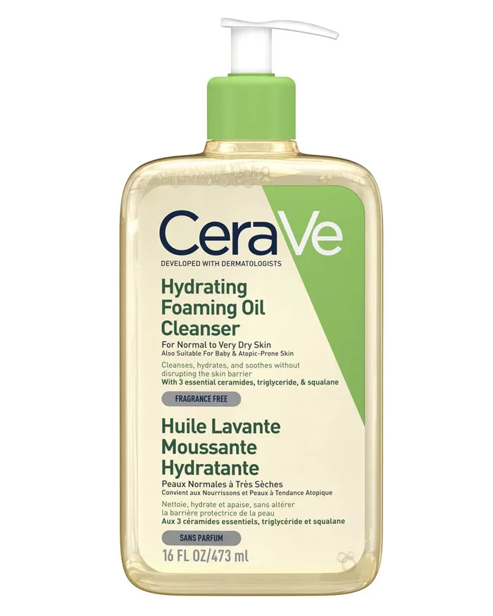 Ulei de curatare spumant si hidratant pentru piele normal-mixta, Cerave | 473 ml — preț și oferte