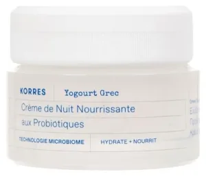 Korres Iaurt grecesc Cremă de noapte hrănitoare 40 ml