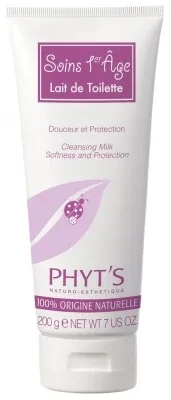 Phyt's Îngrijire pentru primii ani de viață – Lapte demachiant organic pentru bebeluși 200 g