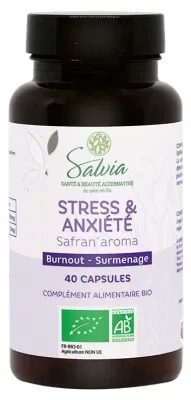 Salvia Nutrition Safran'Aroma Sérénité Bio 40 capsule
