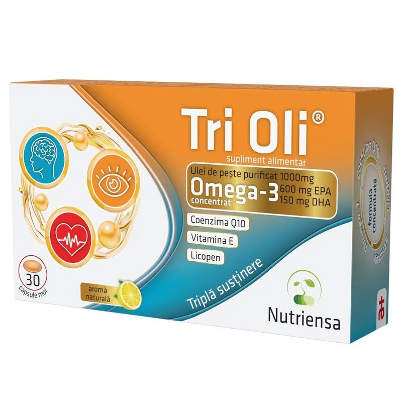 Ulei de peste Tri Oli, Antibitoice SA | 30 capsule moi Antibiotice — preț și oferte