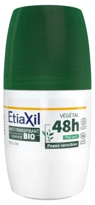 Etiaxil Deodorant antitranspirant pe bază de plante, cu efect de 48 de ore, cu ceai verde organic, 50 ml — preț și oferte