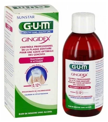 GUM Gingidex Tratament intensiv Apă de gură 300 ml — preț și oferte