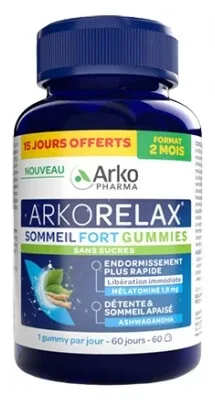 Arkopharma Arkorelax Sommeil Fort 60 jeleuri — preț și oferte