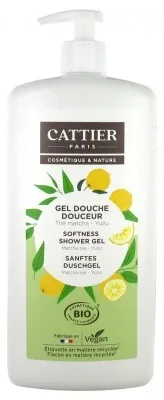 Cattier Gel de duș cu ceai Matcha și Yuzu organic, 1 L — preț și oferte