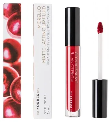 Korres Morello Ruj lichid mat 3,4 ml — preț și oferte
