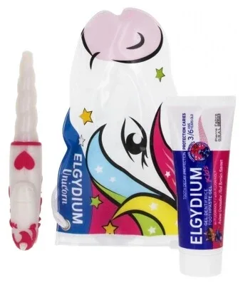 Elgydium Trusă de călătorie Unicorn 3-6 ani — preț și oferte