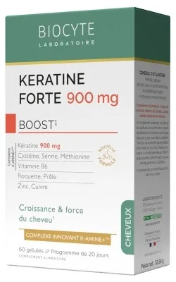Biocyte Keratine Forte 900 mg Boost 60 capsule