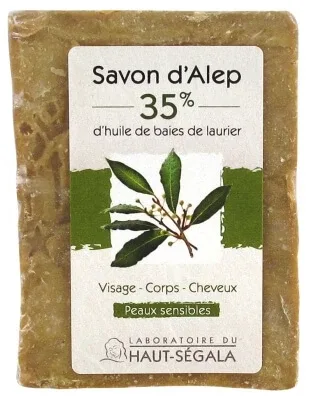 Laboratoire du Haut-Ségala Săpun de Alep cu 35% fructe de laur, 200 g — preț și oferte