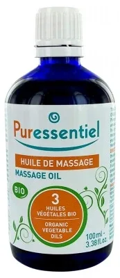 Puressentiel Ulei de masaj cu 3 uleiuri vegetale ecologice 100 ml — preț și oferte