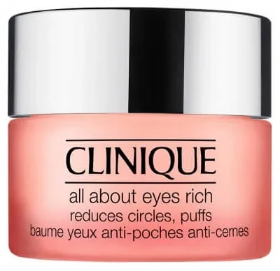 Clinique All About Eyes Rich – Balsam pentru ochi împotriva pungilor și cearcănelor, pentru toate tipurile de piele, 15 ml — preț și oferte