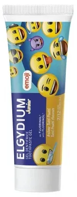 Elgydium Gel de dinți pentru copii de 7-12 ani, cu emoji și aromă Tutti Frutti, 50 ml — preț și oferte