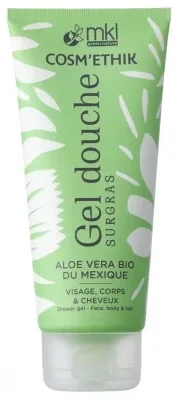 MKL Green Nature Cosm'Ethik Gel de duș hidratant cu aloe vera organic din Mexic 200 ml — preț și oferte