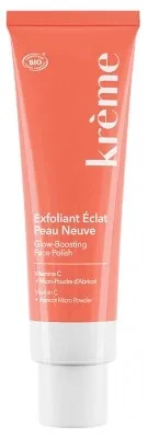 Cremă exfoliantă pentru strălucire și piele reînnoită, organică, 60 ml — preț și oferte