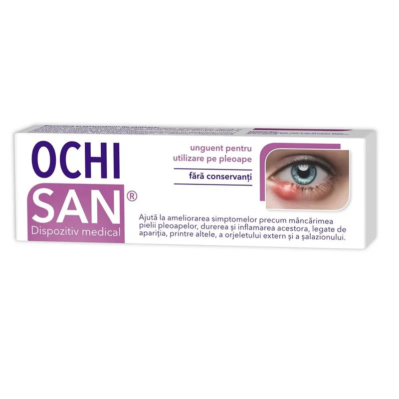 Unguent pentru urcior si chalazion OchiSan, Zdrovit | 15 g NP PHARMA — preț și oferte