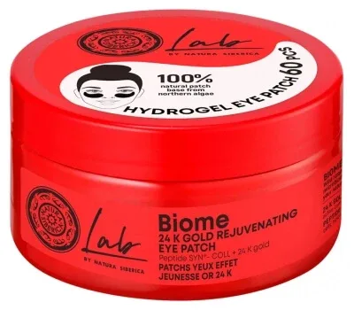 Natura Siberica Lab Biome Patch-uri pentru ochi cu efect de întinerire, aur de 24 K, 60 de patch-uri — preț și oferte