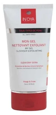 In'Oya Clean'Oya Extra Gelul meu de curățare și exfoliere pentru față și corp, pentru toate tipurile de piele, 150 ml — preț și oferte