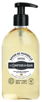 Le Comptoir du Bain – Săpun de Marsilia supragras cu migdale dulci, 500 ml — preț și oferte