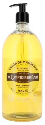 Le Comptoir du Bain – Săpun de Marsilia cu Monoï, 1 L