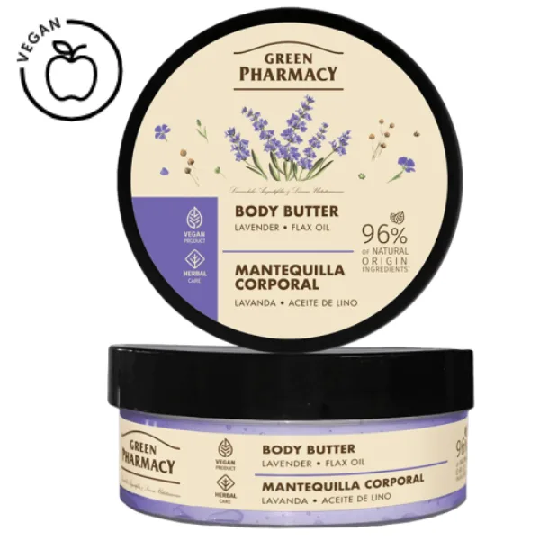 Unt de corp Lavanda si Ulei de In, Green Pharmacy | 200 ml GREEN PHARMACY INFINITY — preț și oferte