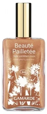 Gamarde Beauté Pailletée – Voal strălucitor pentru corp, organic, 90 ml — preț și oferte